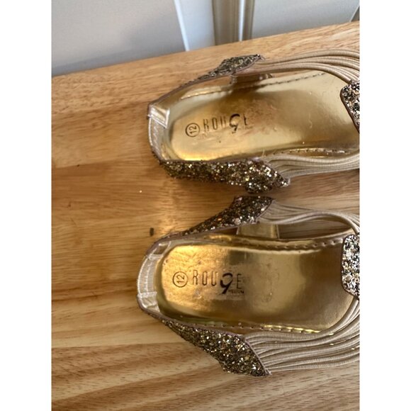 Rogue Helium Women's Rhinestone T-Strap Slingback Sandals Size 12 Sku 2804 - Picture 9 of 14